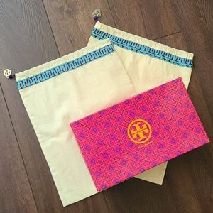 Tory Burch Box and Canvas Bags